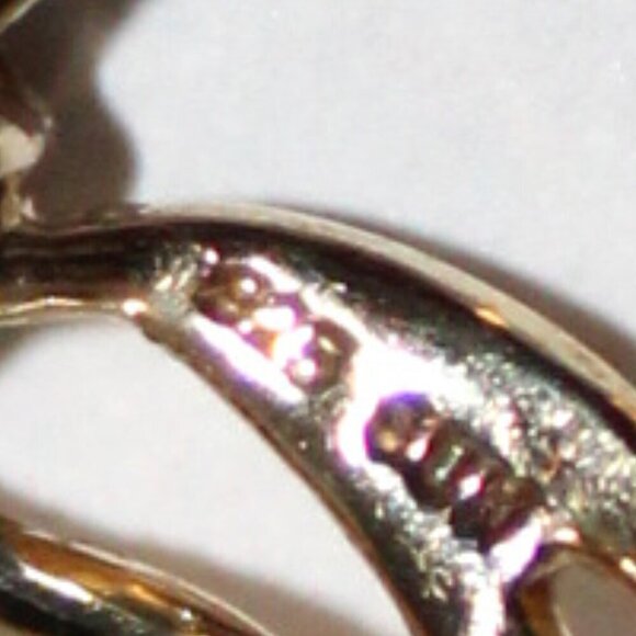 Sterling silver Gold Tone Angel Necklace - Picture 6 of 7